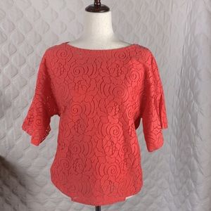 Banana republic coral color shirt